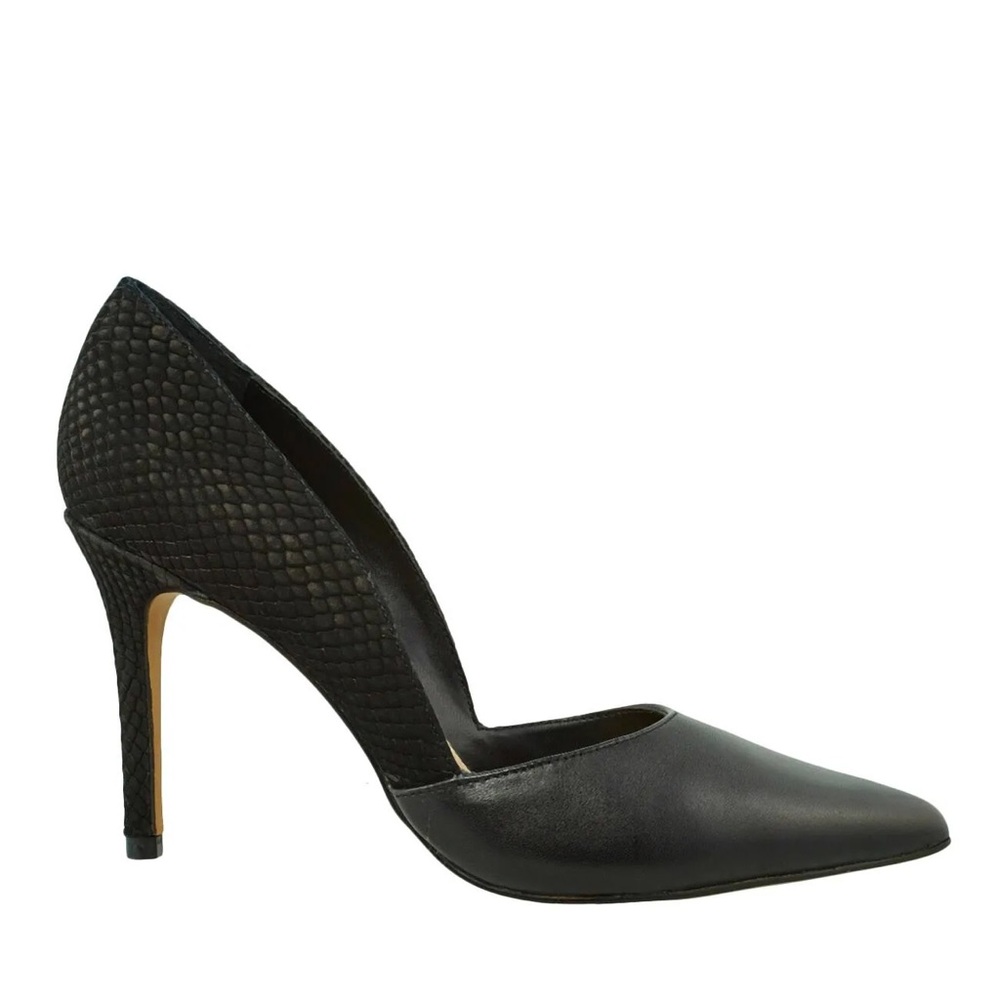Vince Camuto Black Pointed Toe D'Orsay Pumps - Picture 6 of 8
